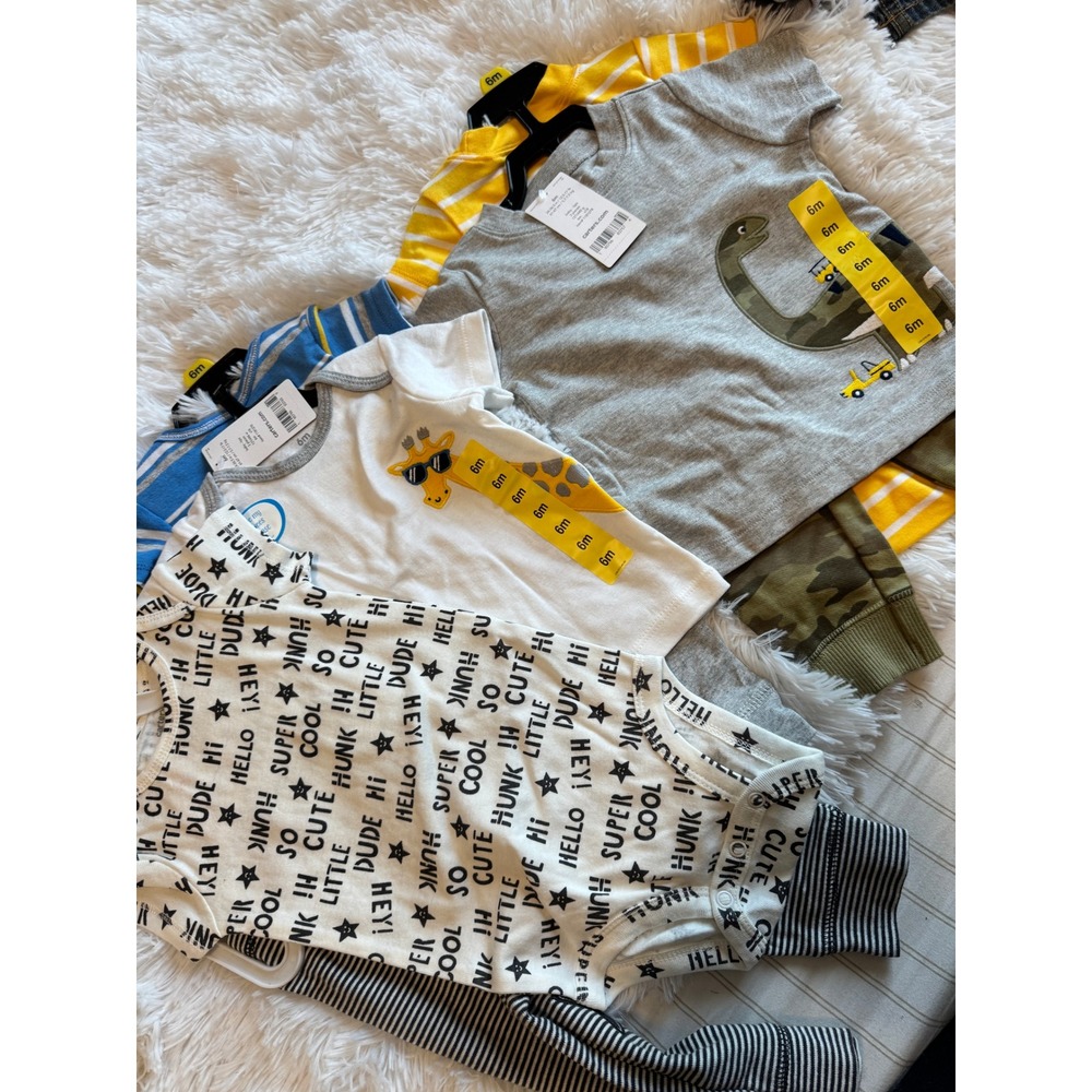 30pc Baby Boy Clothes Lot NWT Carters Cat & Jack Disney Gap NB 6M 9M 12M Bundle